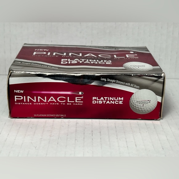 Pinnacle Platinum & Gold Distance 15 Golf Balls LOT Set NIB Sleeves - Picture 4 of 16